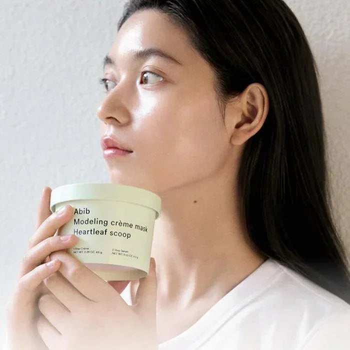 [Abib] Modeling Creme Mask Heartleaf Scoop 65g