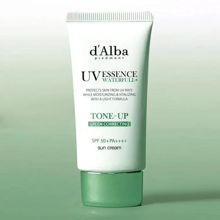[d'Alba] Waterfull UV Essence Tone Up Sun Cream Green Correcting SPF 50+ PA++++ 50ml