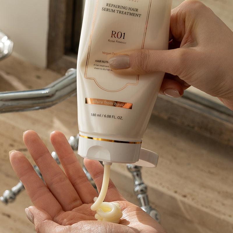[d'Alba] Professional Reparing Hair Serum Treatment R01 Rose Freesia 180ml