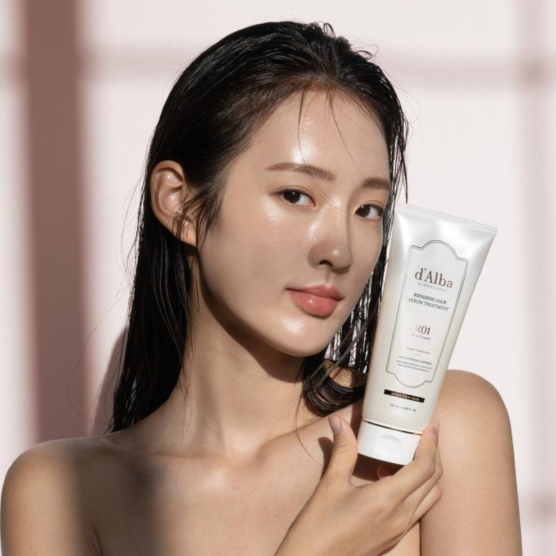 [d'Alba] Professional Reparing Hair Serum Treatment R01 Rose Freesia 180ml