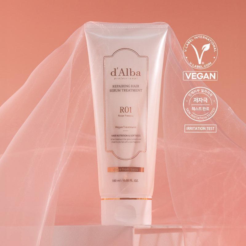 [d'Alba] Professional Reparing Hair Serum Treatment R01 Rose Freesia 180ml