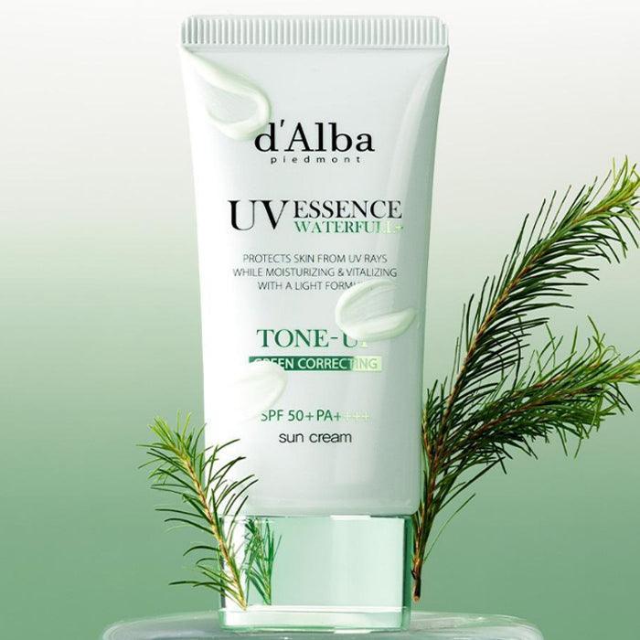 [d'Alba] Waterfull UV Essence Tone Up Sun Cream Green Correcting SPF 50+ PA++++ 50ml