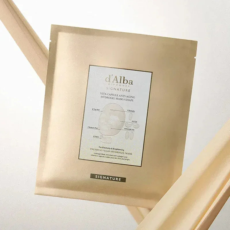 [d'Alba] Signature Vita Capsule Anti-Aging Hydrogel Mask 8 Shape 44g*4EA