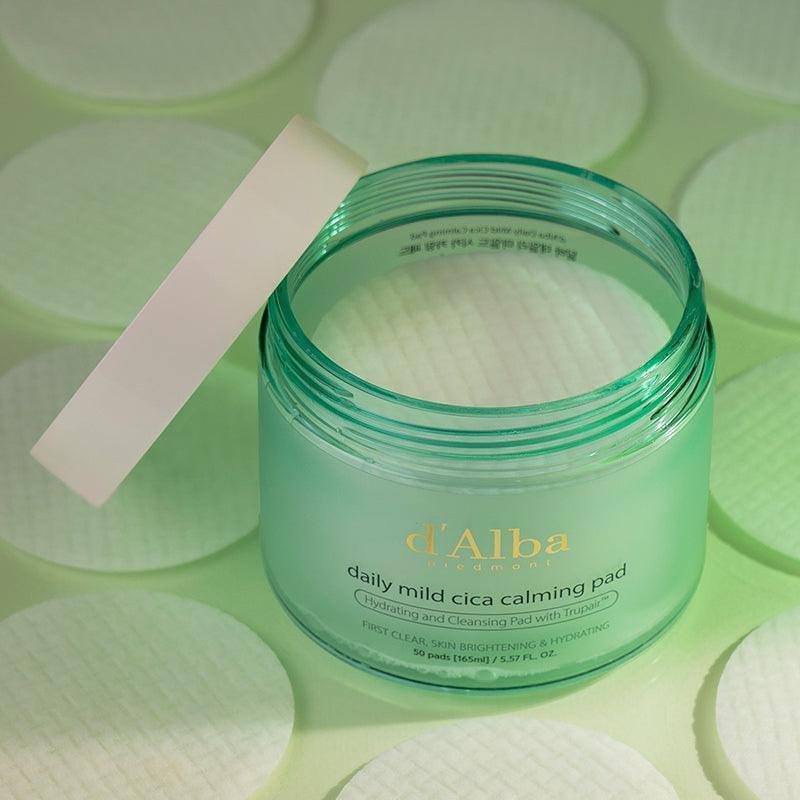 [d'Alba] Daliy Mild Cica Calming Pad 165ml 50EA