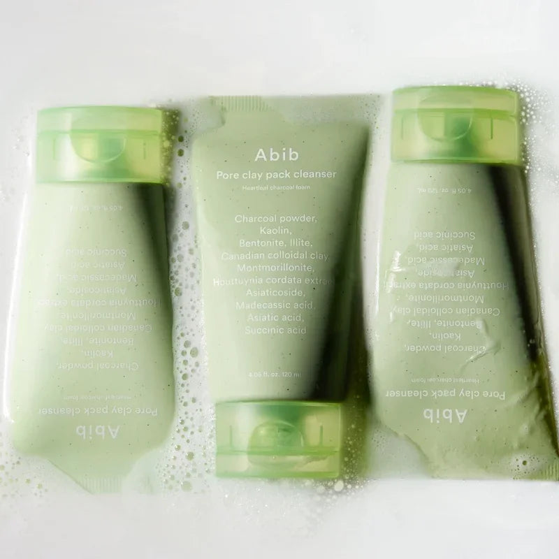 [Abib] Pore Clay Pack Cleanser Heartleaf Charcoal Foam 120ml
