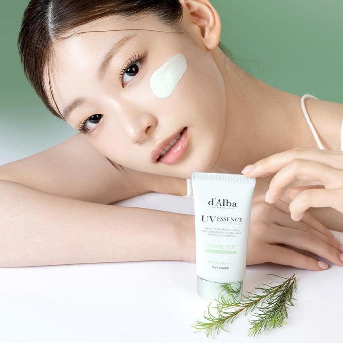 [d'Alba] Waterfull UV Essence Tone Up Sun Cream Green Correcting SPF 50+ PA++++ 50ml