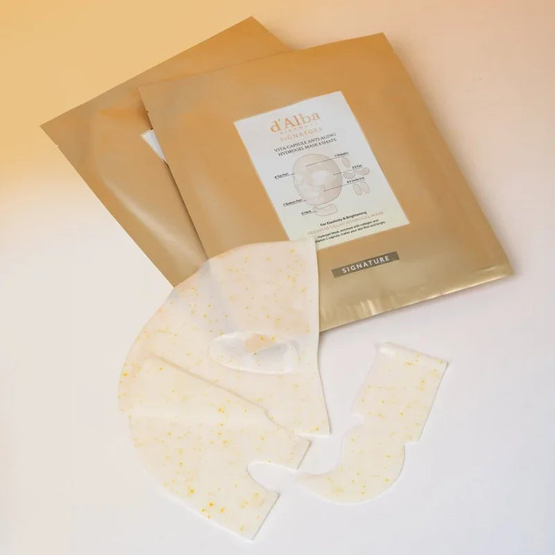 [d'Alba] Signature Vita Capsule Anti-Aging Hydrogel Mask 8 Shape 44g*4EA