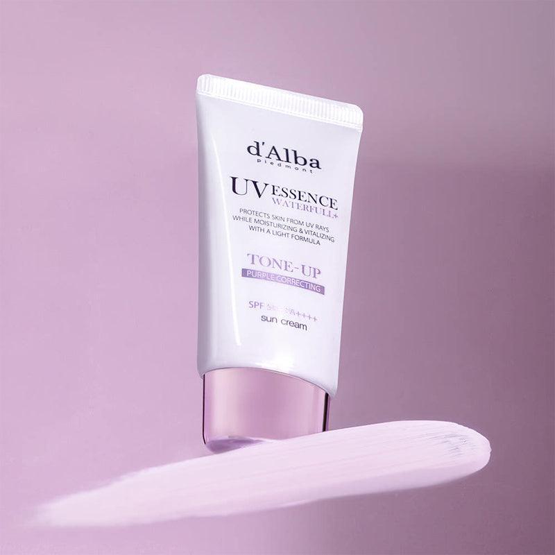 [d'Alba] Waterfull UV Essence Tone Up Sun Cream Purple Correcting SPF 50+ PA++++ 50ml