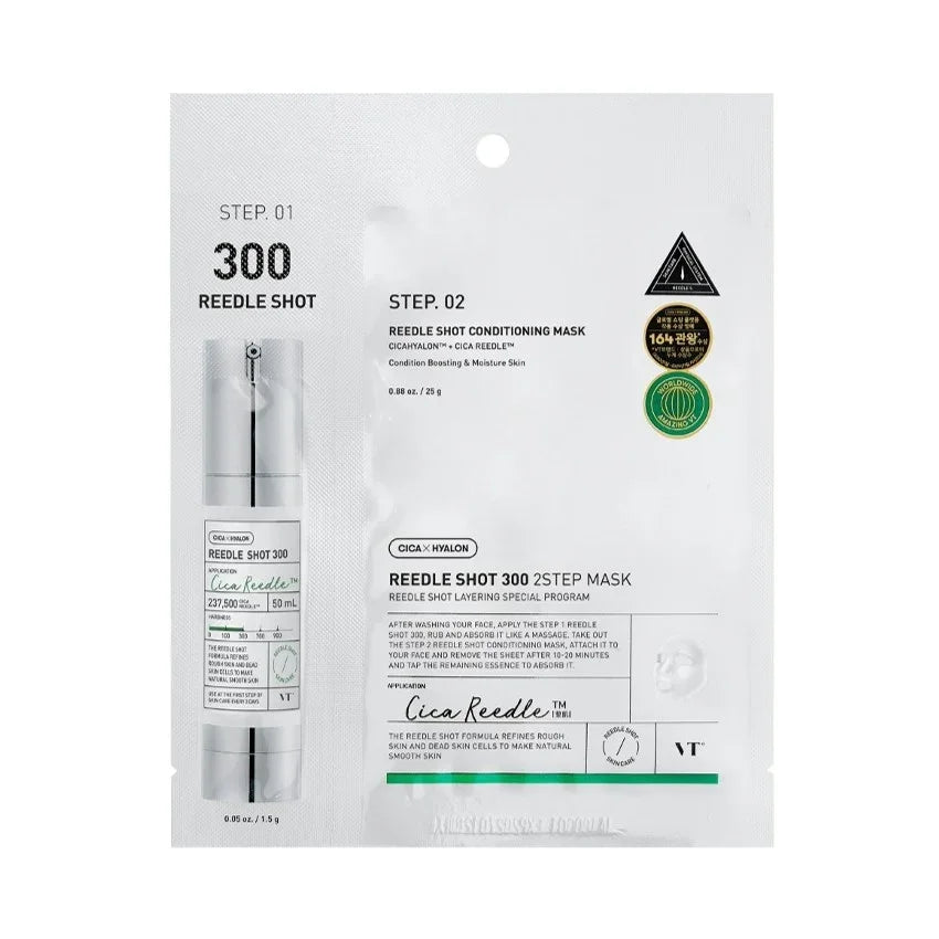 [VT Cosmetics] Reedle Shot 300 2-Step Mask 1.5g+25g