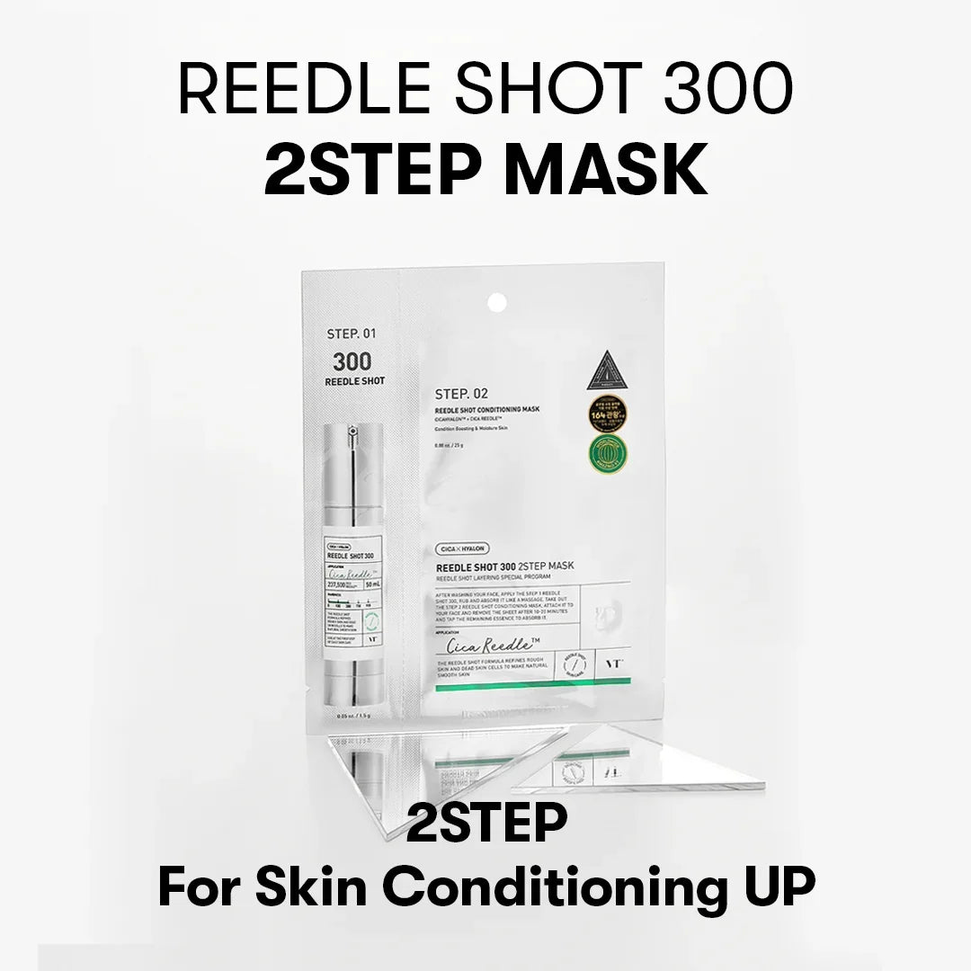 [VT Cosmetics] Reedle Shot 300 2-Step Mask 1.5g+25g