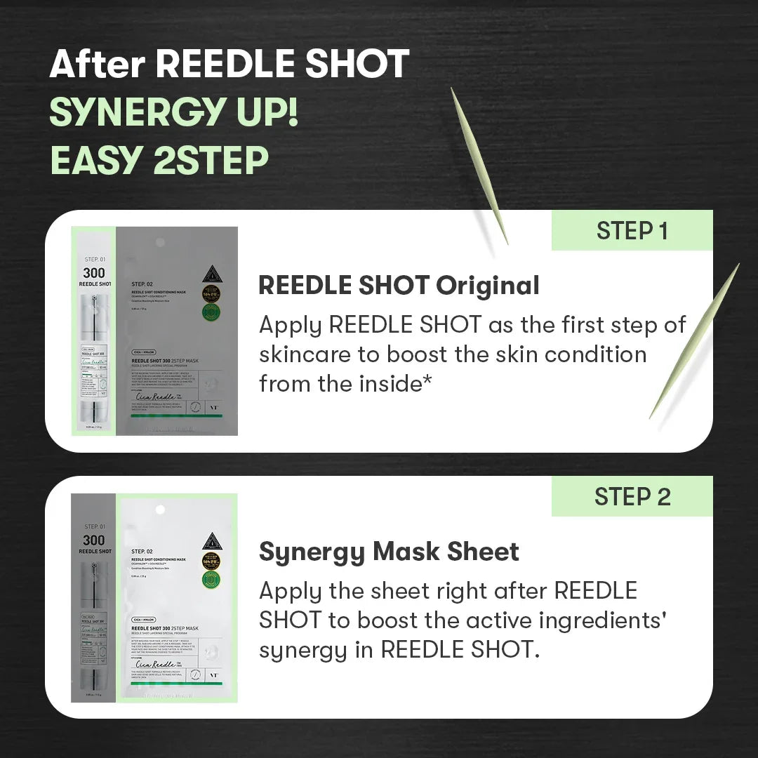 [VT Cosmetics] Reedle Shot 300 2-Step Mask 1.5g+25g