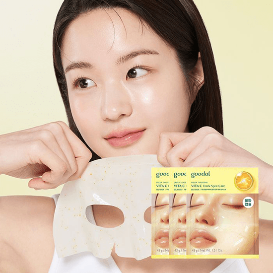 [goodal] Green Tangerine Vita C Dark Spot Care Gel Mask 43g*5EA