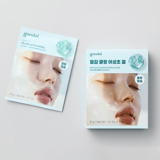 [goodal] Heartleaf Hyaluron Soothing Gel Mask 43g*5EA