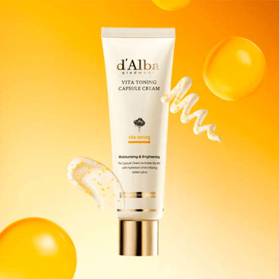 [d'Alba] Vita Toning Capsule Cream (2 Types) 55ml