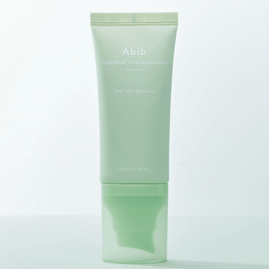 [Abib] Heartleaf Mild Sunscreen Relief Tube SPF 50+ PA++++ 50ml