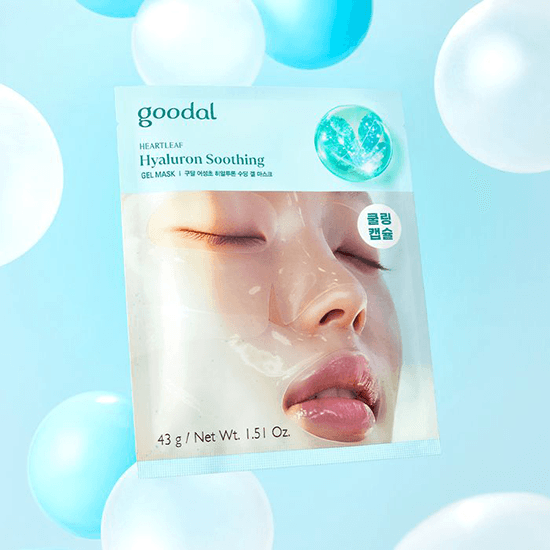 [goodal] Heartleaf Hyaluron Soothing Gel Mask 43g*5EA