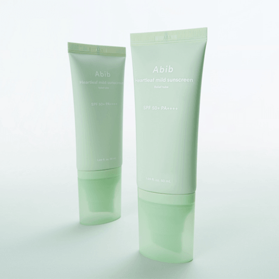 [Abib] Heartleaf Mild Sunscreen Relief Tube SPF 50+ PA++++ 50ml