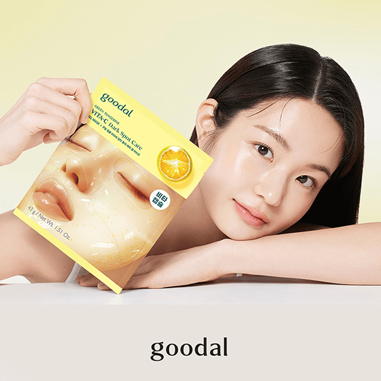 [goodal] Green Tangerine Vita C Dark Spot Care Gel Mask 43g*5EA