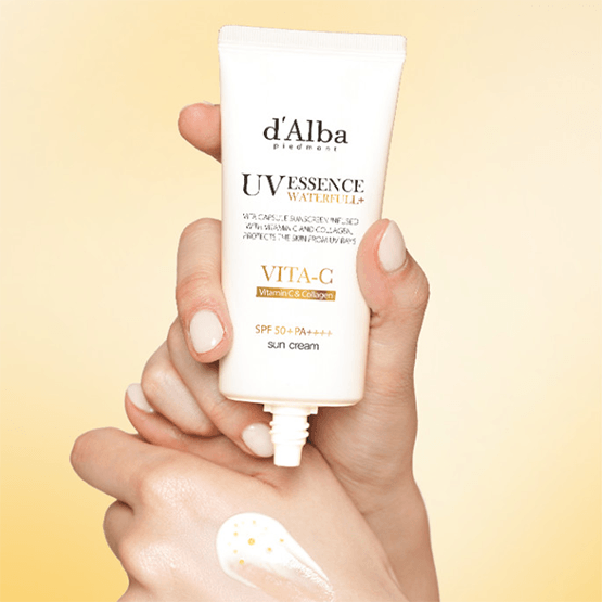 [d'Alba] Waterfull UV Essence Vita Capsule Anti-Aging Sun Cream SPF 50+ PA++++ 50ml