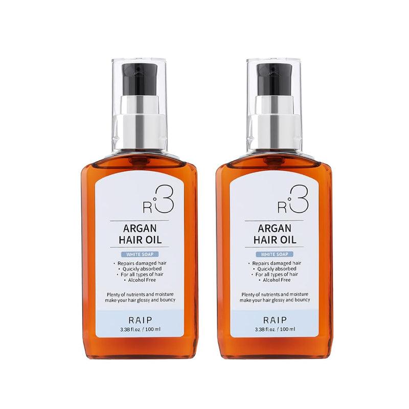 [RAIP] R3 Argan Oil Hair Essence #White Soap (1+1) 100ml*2EA