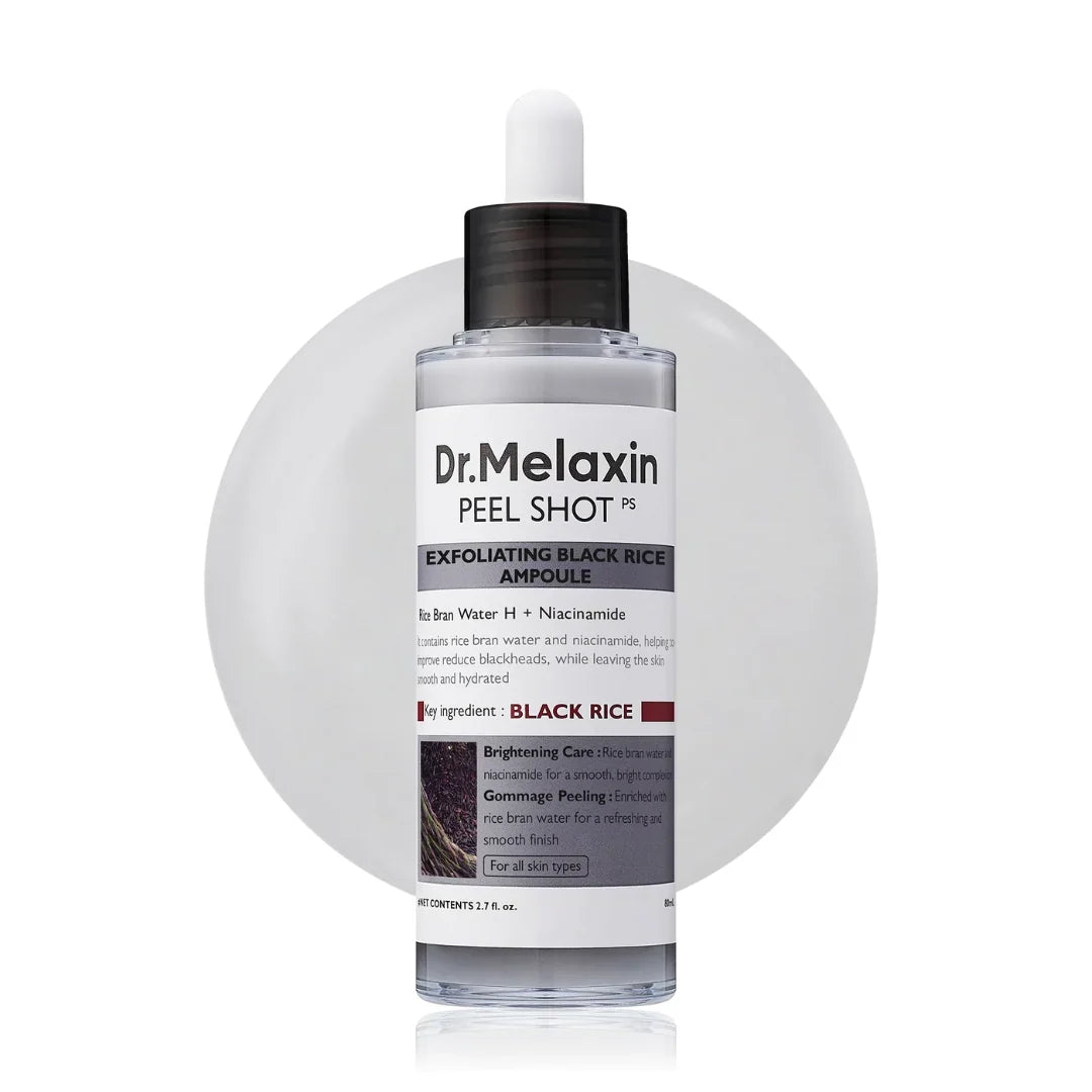 DR.MELAXIN EXFOLIATING BLACK RICE AMP 80ML