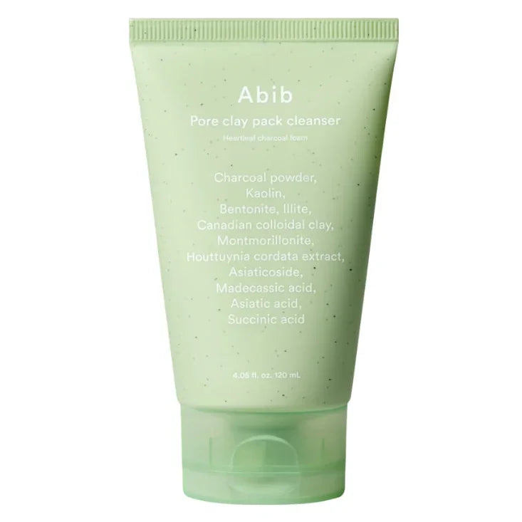 [Abib] Pore Clay Pack Cleanser Heartleaf Charcoal Foam 120ml