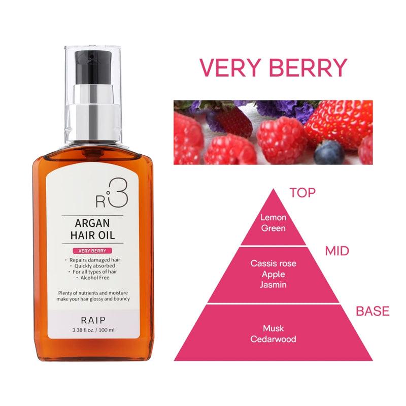[RAIP] R3 Argan Oil Hair Essence #Very Berry (1+1) 100ml*2EA