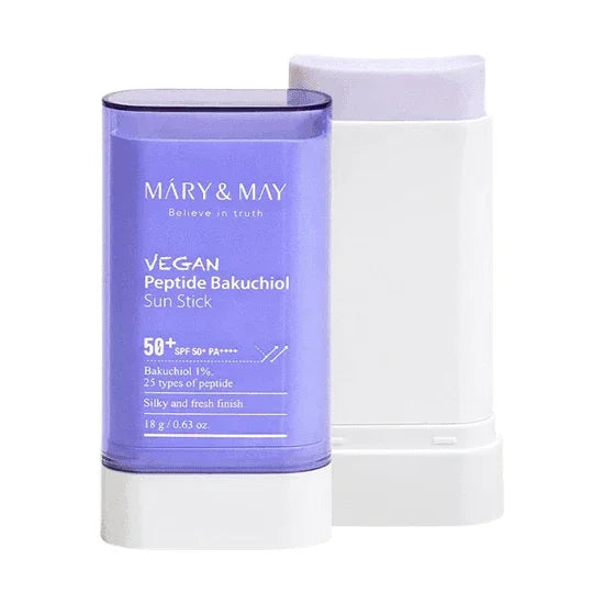 [Mary&May] Vegan Peptide Bakuchiol Sun Stick 50+ PA++++ 18g