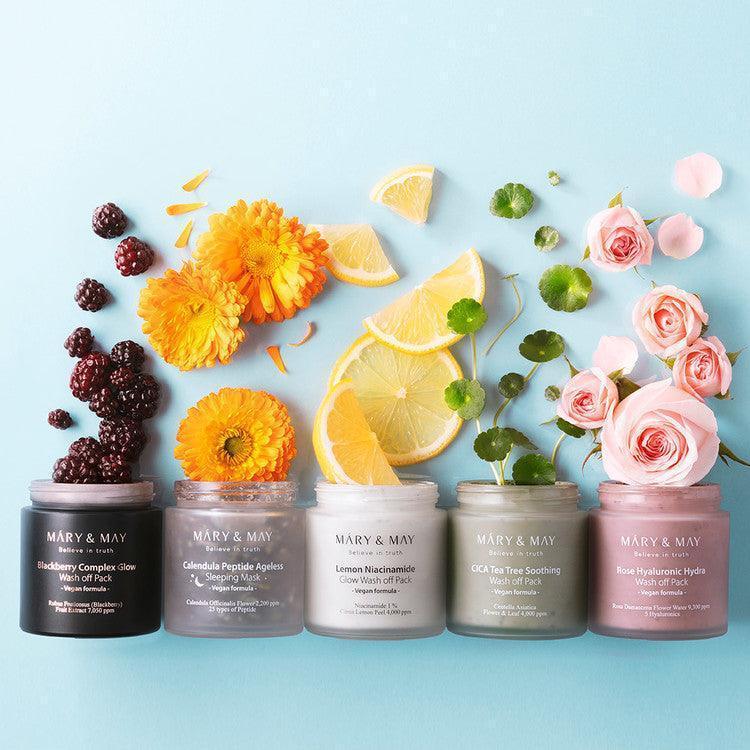 [Mary&May] Calendula Peptide Ageless Sleeping Mask 110g