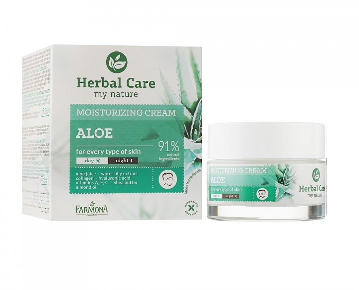 Farmona Moisturizing Face Cream Aloe Herbal Care  50 Ml