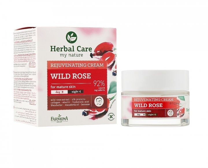 Farmona Herbal Care Rejuvenating Moisturizing Day Cream Mature Skin Wild Rose 50Ml