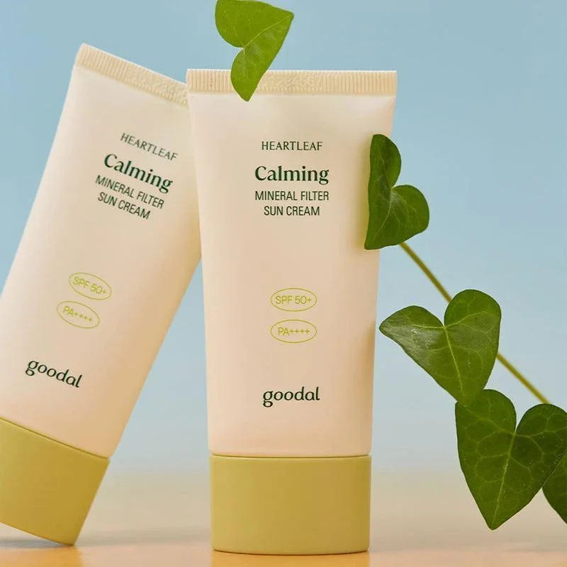 [goodal] Heartleaf Calming Mineral Filter Sun Cream SPF 50+ PA++++ 25ml/50ml
