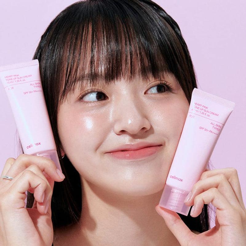 [celimax] Heart Pink Tone Up Sun Cream SPF 50+ PA++++ 40ml