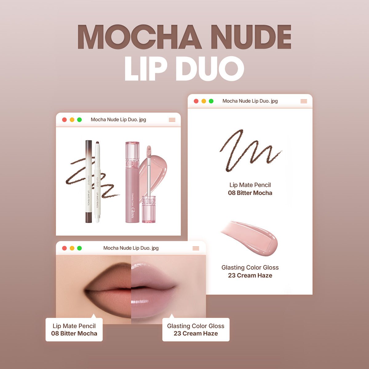 MOCHA NUDE LIP DUO