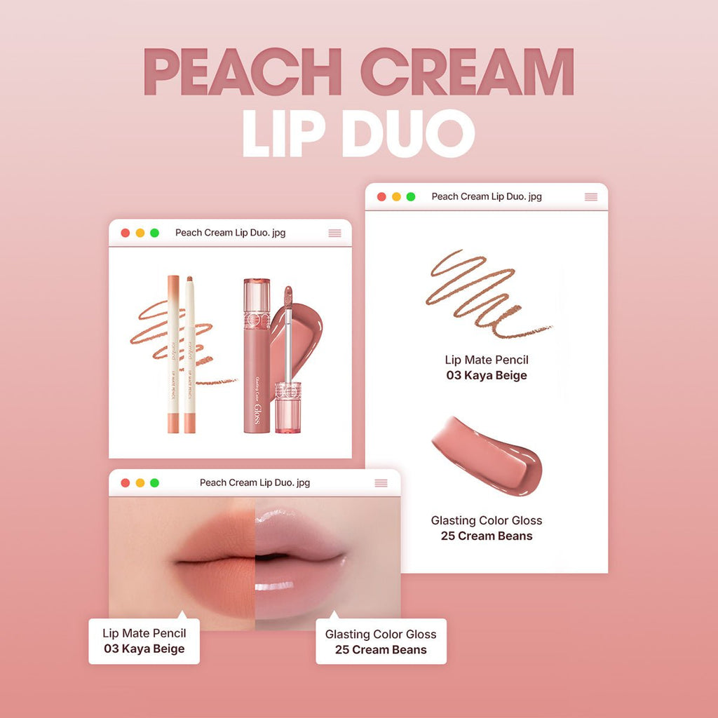 PEACH CREAM LIP DUO