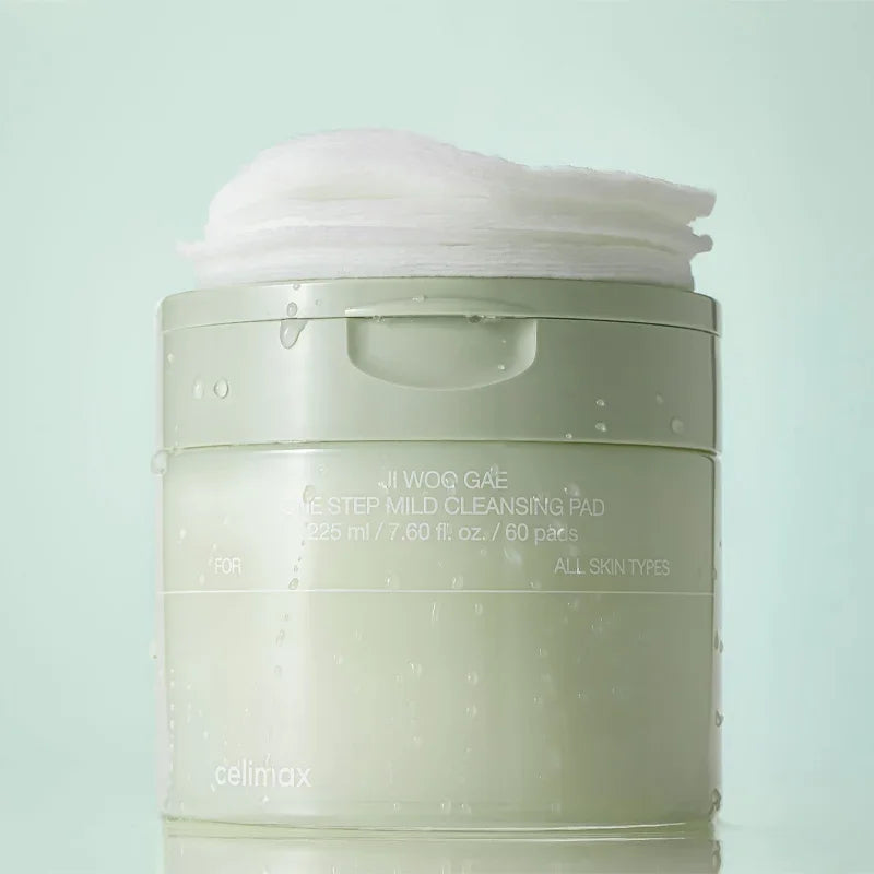 [celimax] JI WOO GAE One Step Mild Cleansing Pad 225ml 60EA