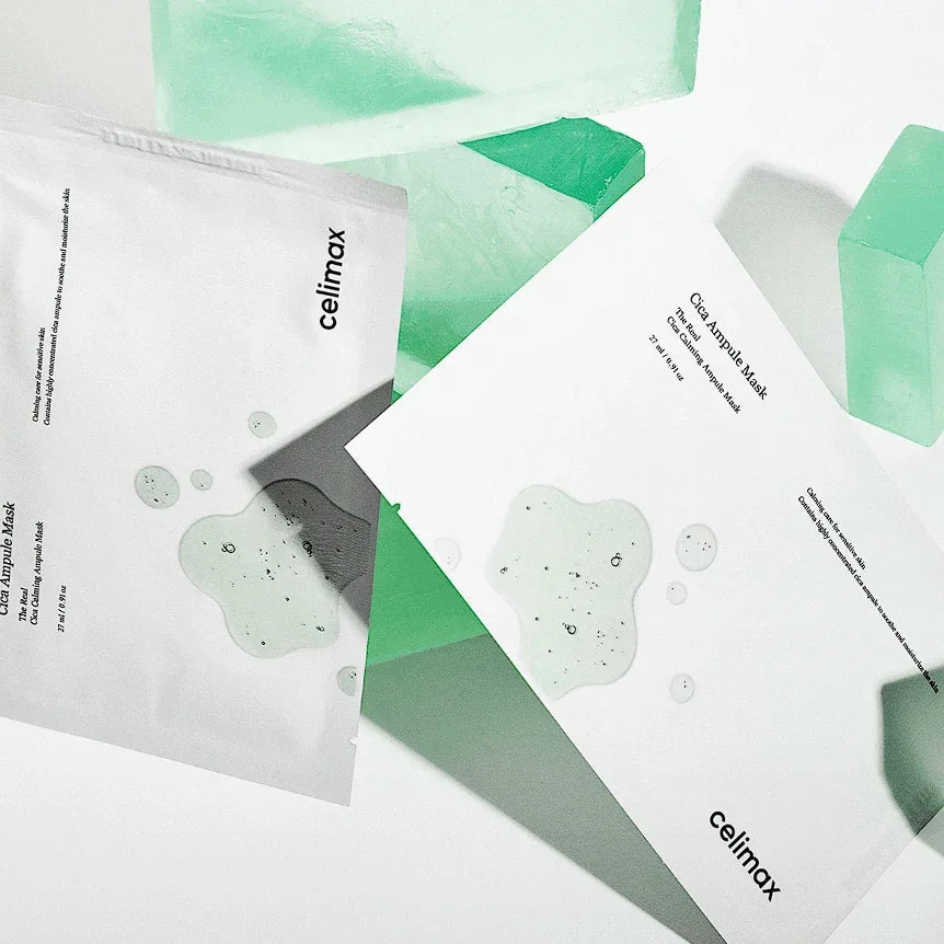 [celimax] The Real Cica Calming Ampoule Mask 25ml*5EA