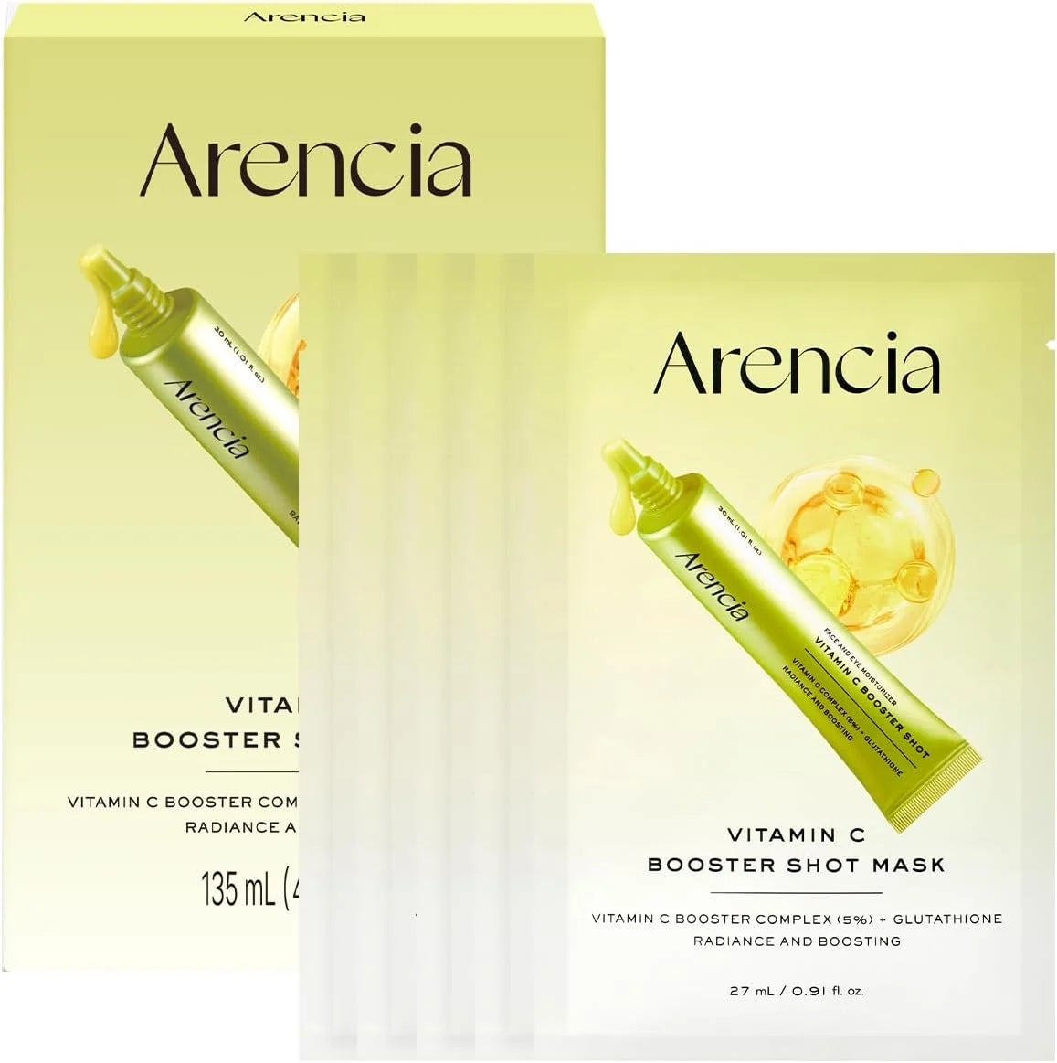 ARENCIA VITAMIN C BOOSTER SHOT MASK 5X1 135ML