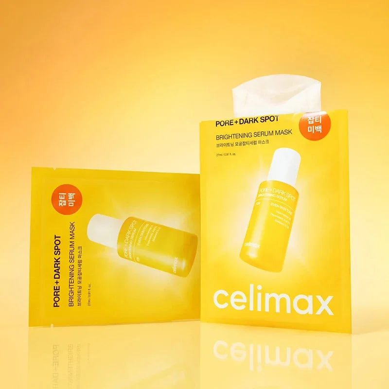 [celimax] Pore+ Dark Spot Brightening Serum Mask 27g*10EA