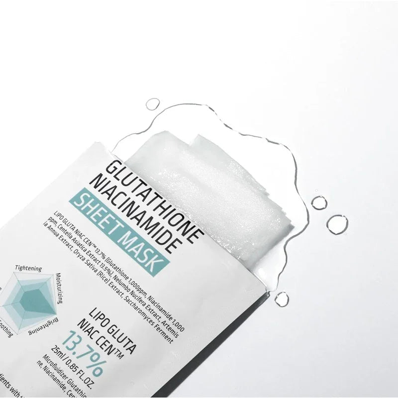 [APLB] Glutathione + Niacinamide Sheet Mask 25ml*10EA