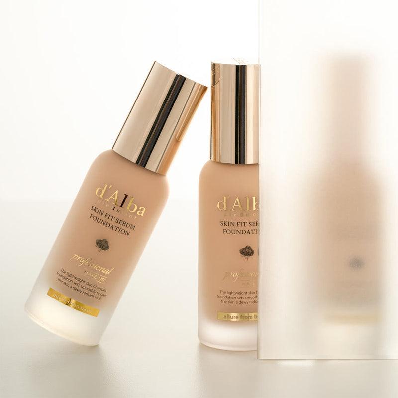 [d'Alba] Skin Fit Serum Foundation Spatula (2 Colors) SPF 50+ PA+++ 40ml