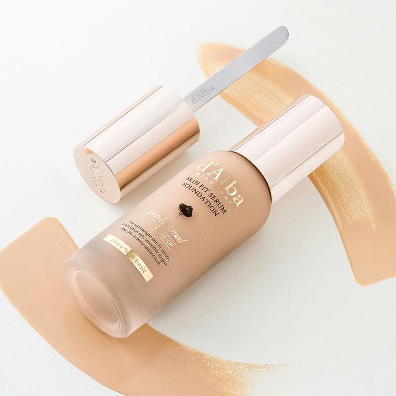 [d'Alba] Skin Fit Serum Foundation Spatula (2 Colors) SPF 50+ PA+++ 40ml