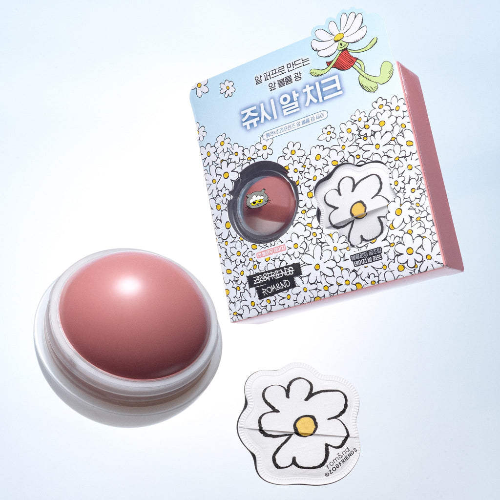 rom&nd X ZO&FRIENDS JUICY ROLL CHEEK & PUFF SET