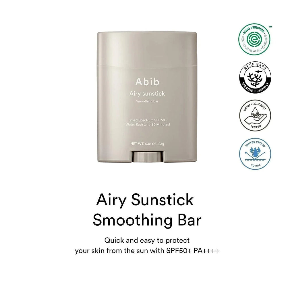 [Abib] Airy Sunstick Smoothing Bar SPF 50+ PA++++ 23g