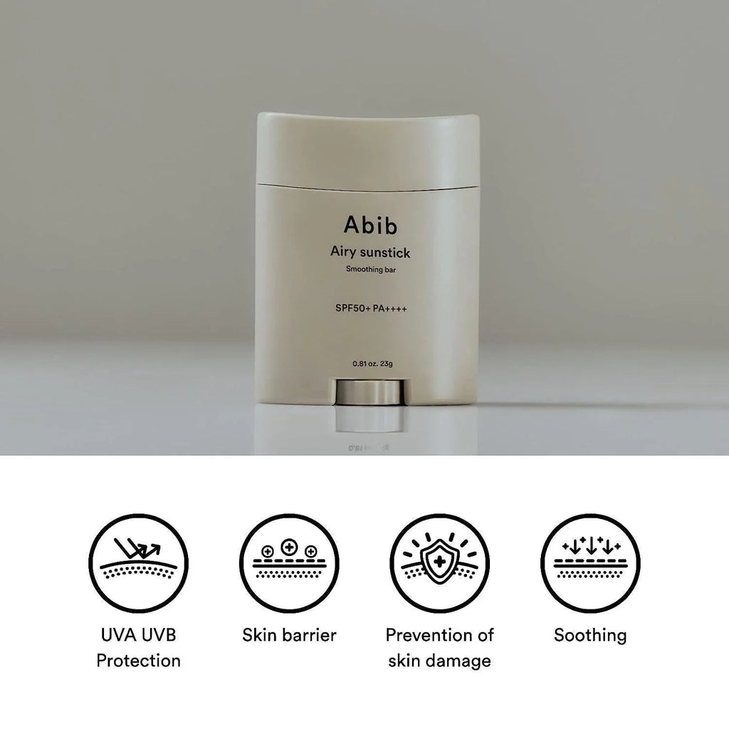 [Abib] Airy Sunstick Smoothing Bar SPF 50+ PA++++ 23g