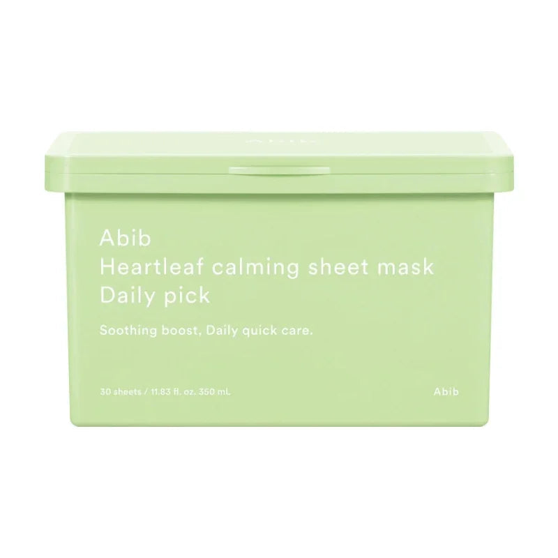 [Abib] Heartleaf Calming Sheet Mask Daily Pick 350ml 30EA