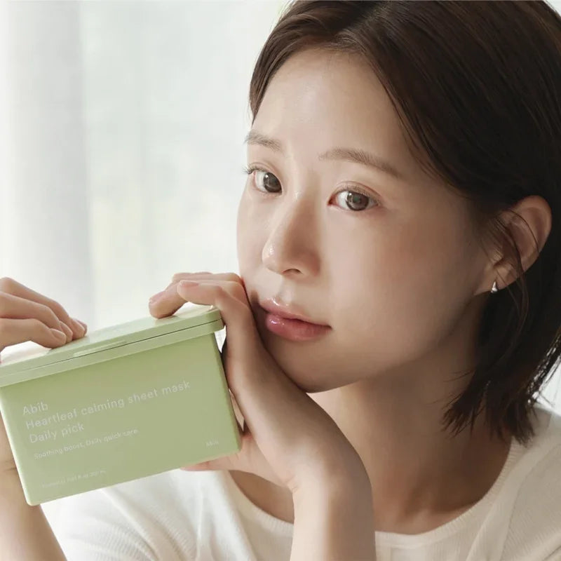 [Abib] Heartleaf Calming Sheet Mask Daily Pick 350ml 30EA