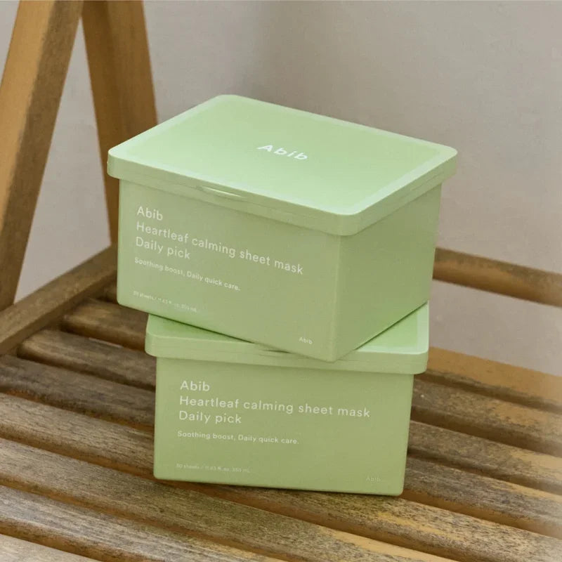[Abib] Heartleaf Calming Sheet Mask Daily Pick 350ml 30EA