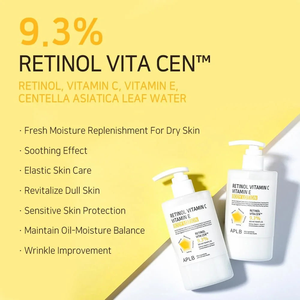 [APLB] Retinol Vitamin C Vitamin E Body Lotion 300ml