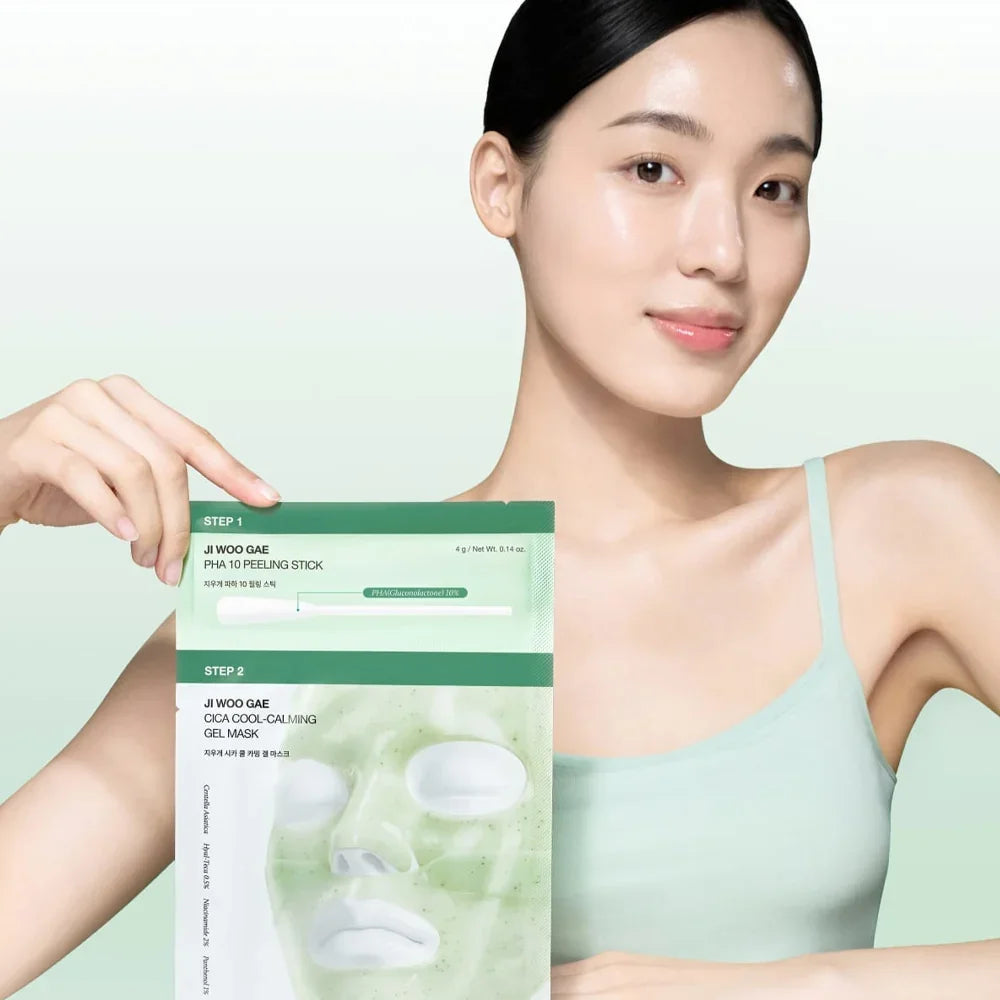 [celimax] JI WOO GAE Cica PHA Peel 2-Step Gel Mask 34g
